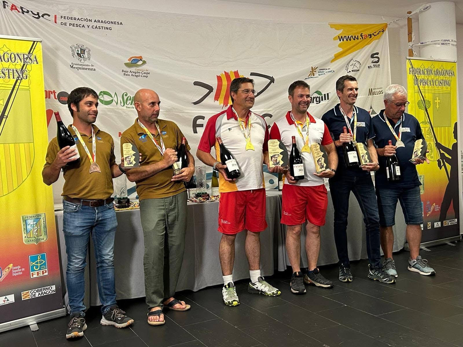 Navarra, 5ª en el VI Campeonato de España de SSAA de Pesca Salmónidos Lance Dúos